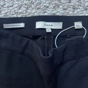 Vince Black Cropped Flare Pants – Size 6